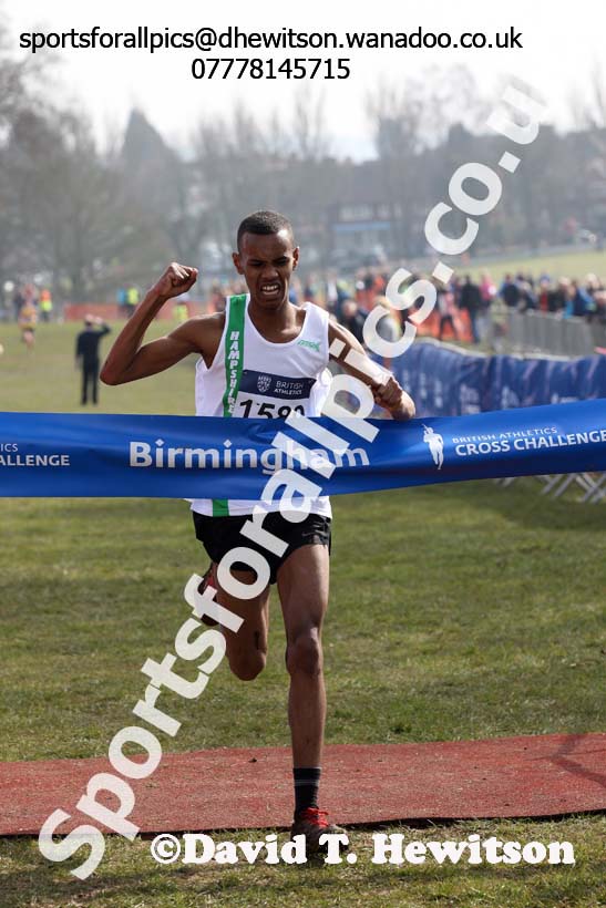 Boys under-15s 2016 Inter Counties Cross Country Champs. and Cross Challenge Final, Cofton Park, Birmingham. Photo: David T. Hewitson/Sports for All Pics